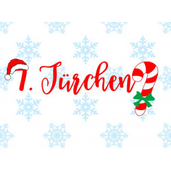 ADVENTSKALENDER 7. Dezember - Stickdatei ITH - Buchhülle A6 Blanko